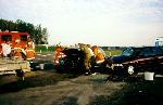Car accident at the federal road in Perg (B3) /   Verkehrsunfall auf der B3 in Perg (1999)