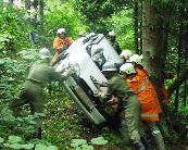 Car accident at the Naarntal / Verkehrsunfall im   Naarntal (2001)