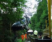 Salvaging a crashed car / Bergung eines Unfallfahrzeuges