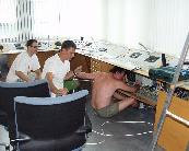 Computer network installation / Installation des Computernetzwerks