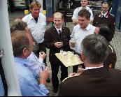 Having a farewell dring with our friends from   Schrobenhausen/Germany / Ein Abschiedstroepfchen mit unseren   Freunden aus Schrobenhausen/Deutschland