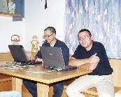 Computer geeks (Wolfgang, Raphael)