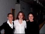 Elisabeth (middle) and her two collegues / Elisabeth (Mitte) und ihre beiden Studienkolleginnen