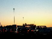 Stauen auf der Oakland Bay Bridge / Stuck in traffic of the Oakland Bay Bridge