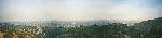 Blick vom Mulholland Drive ueber Los Angeles /     View from Mulholland Drive to Los Angeles