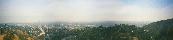 Blick vom Mulholland Drive ueber Los Angeles / View from Mulholland Drive to Los Angeles